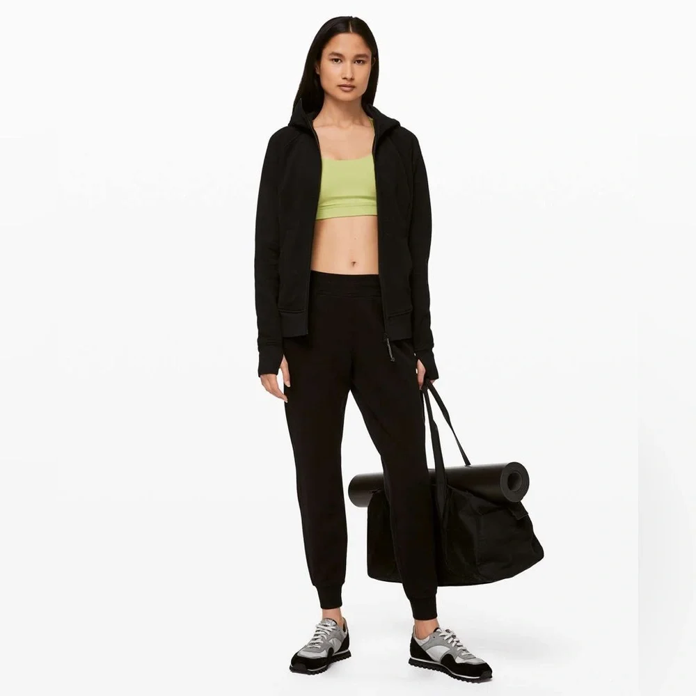 Lululemon Scuba Hoodie Light Cotton Fleece Black Cozy Yoga Post Workout Winter